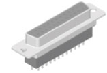 D Subminiature Straight High Profile Dip Solder Connector