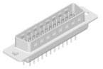 D Subminiature Straight PCB Solder Connector