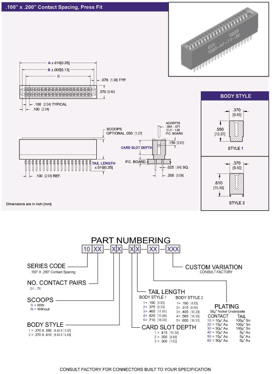 Card Edge Connector