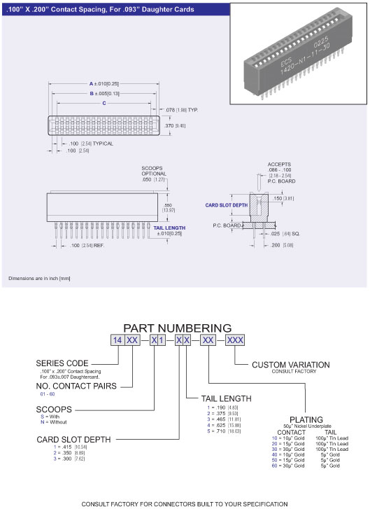 Card Edge Connector