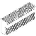 Type B25 Right Angle Hard Metric