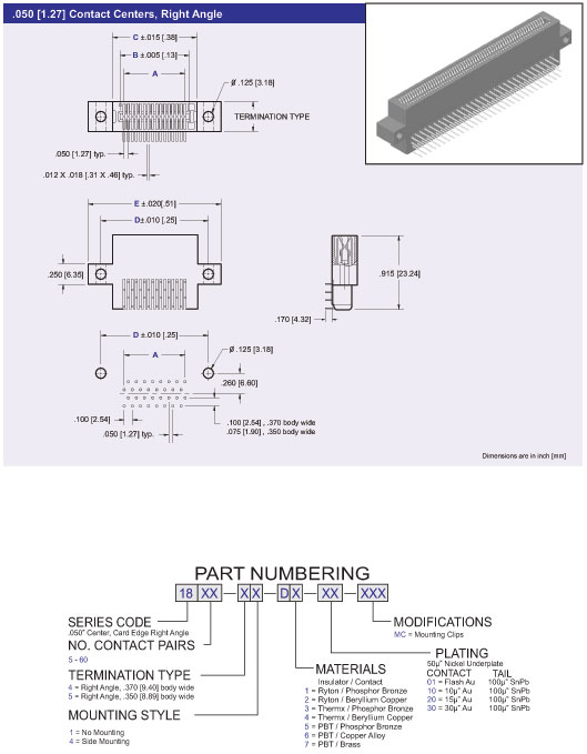 d Edge Connector