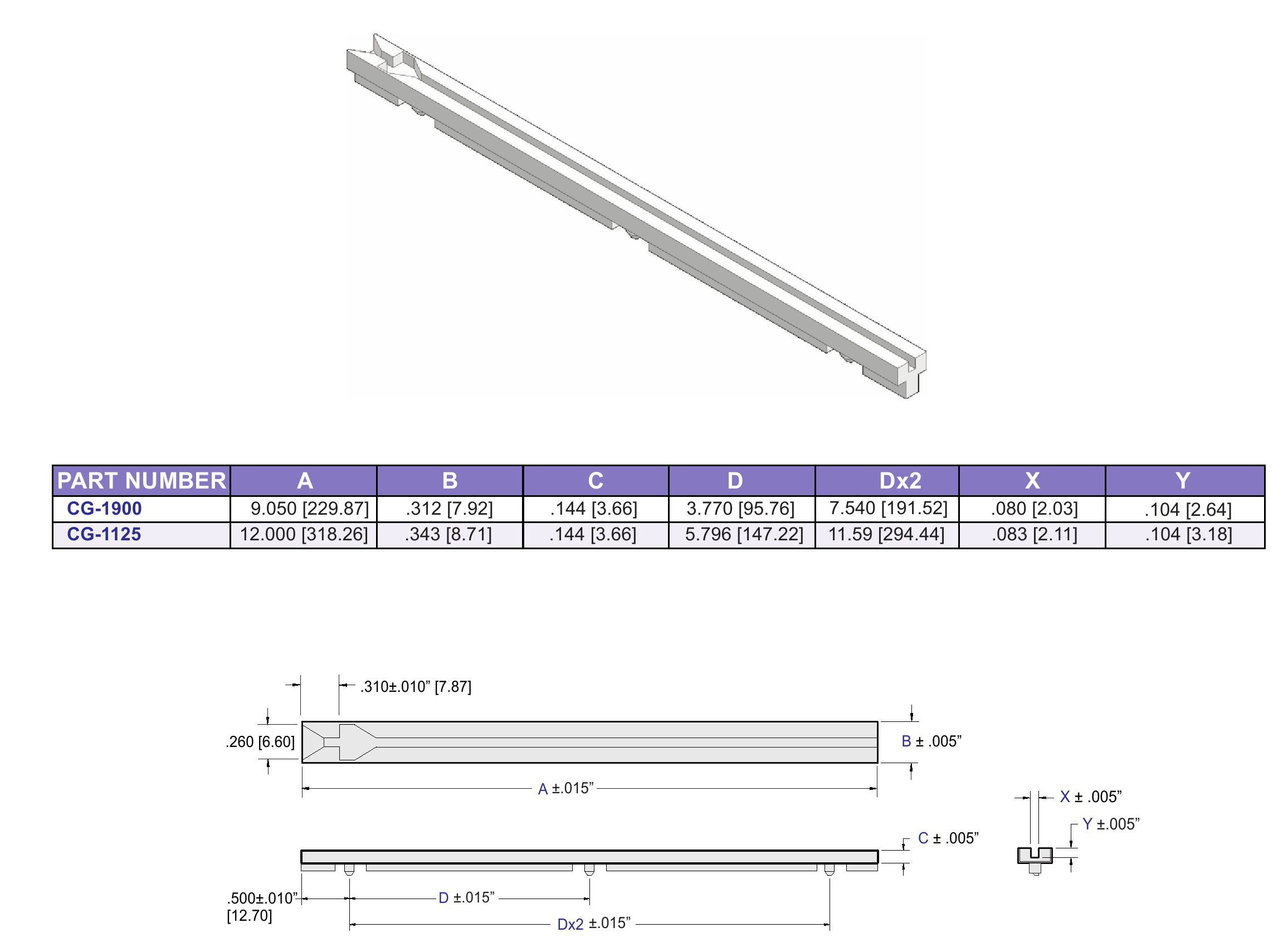 ECS Card Guide Connector