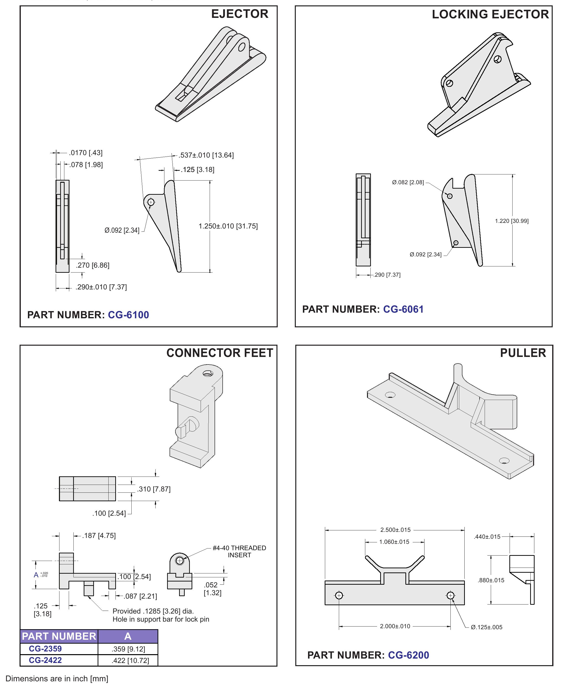 ECS Card Guide Connector