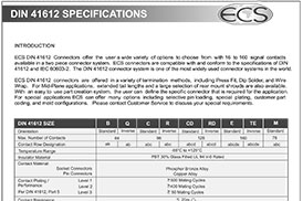 ECS Din Connectors