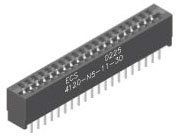 ECS Solder Standard Card Edge Connectors